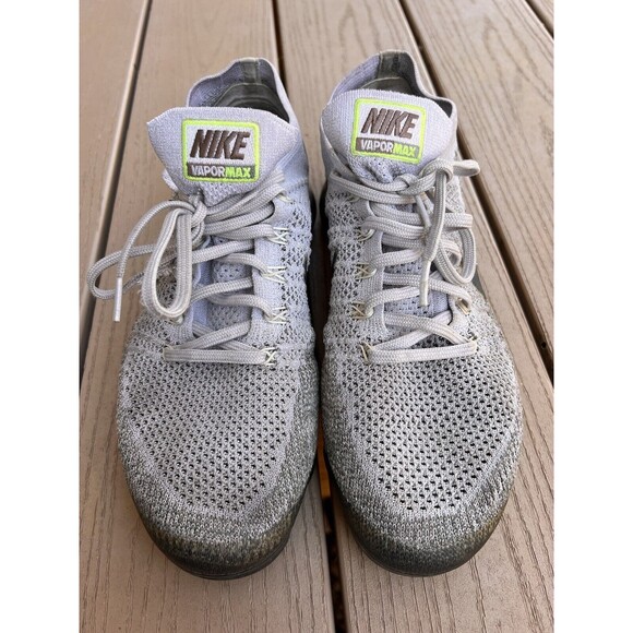 Nike Air VaporMax Heritage Pack 2017 (922915-002) Gray Neon Green Black - SZ 10 - Picture 1 of 14